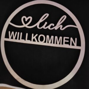 Türschild ohne Haus