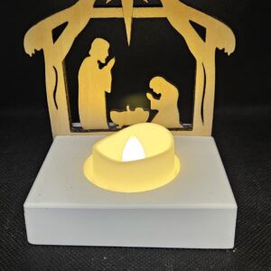 Weihnachtskrippe Einschieber Fenster